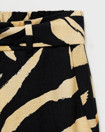 Mango Printed Straight-Fit Trousers