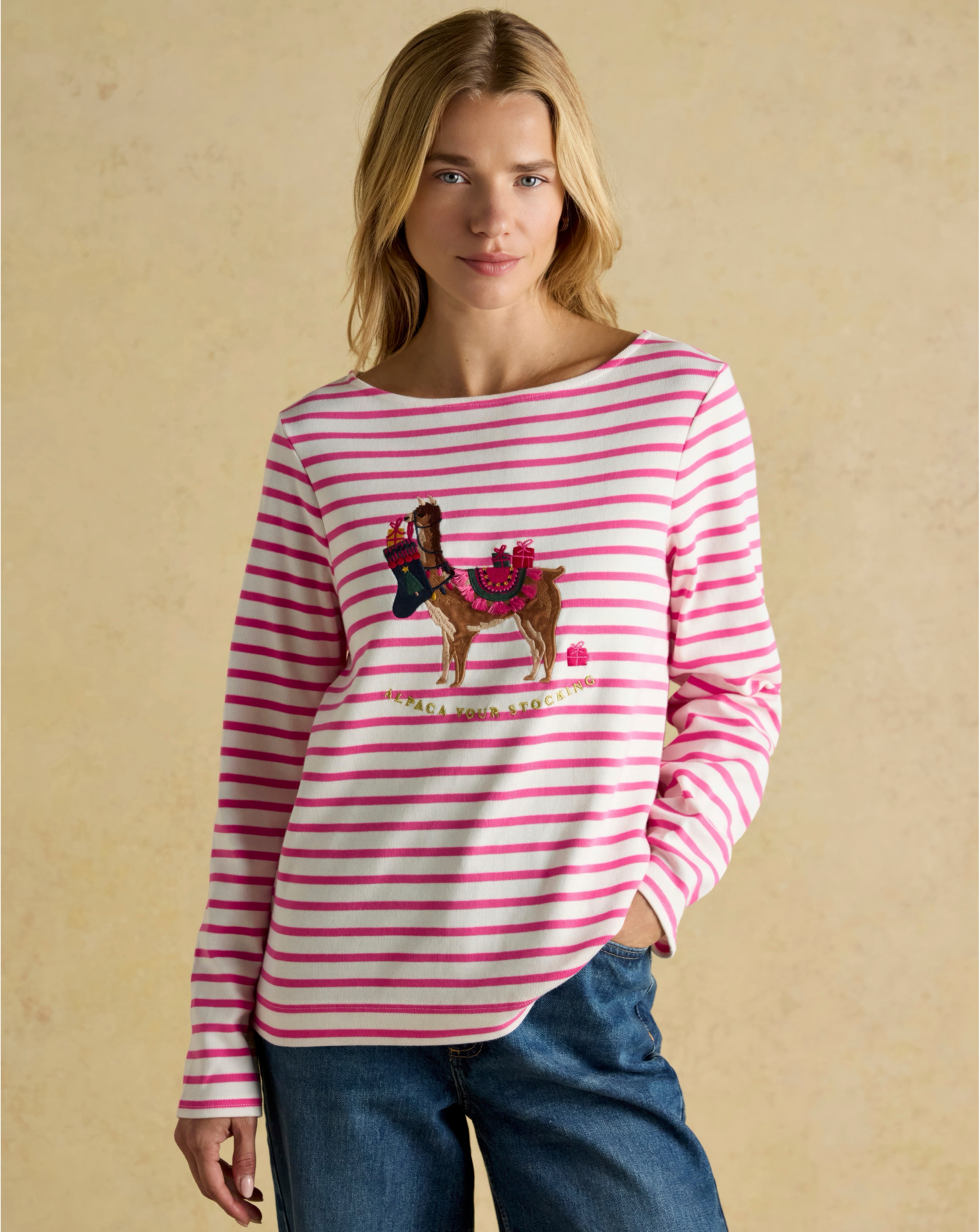 Joules Festive Alpaca Harbour