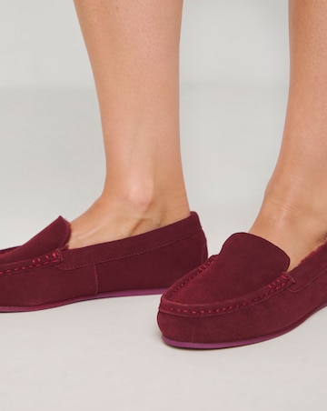Leona Moccasin Slippers - Extra Wide Fit (EEE)