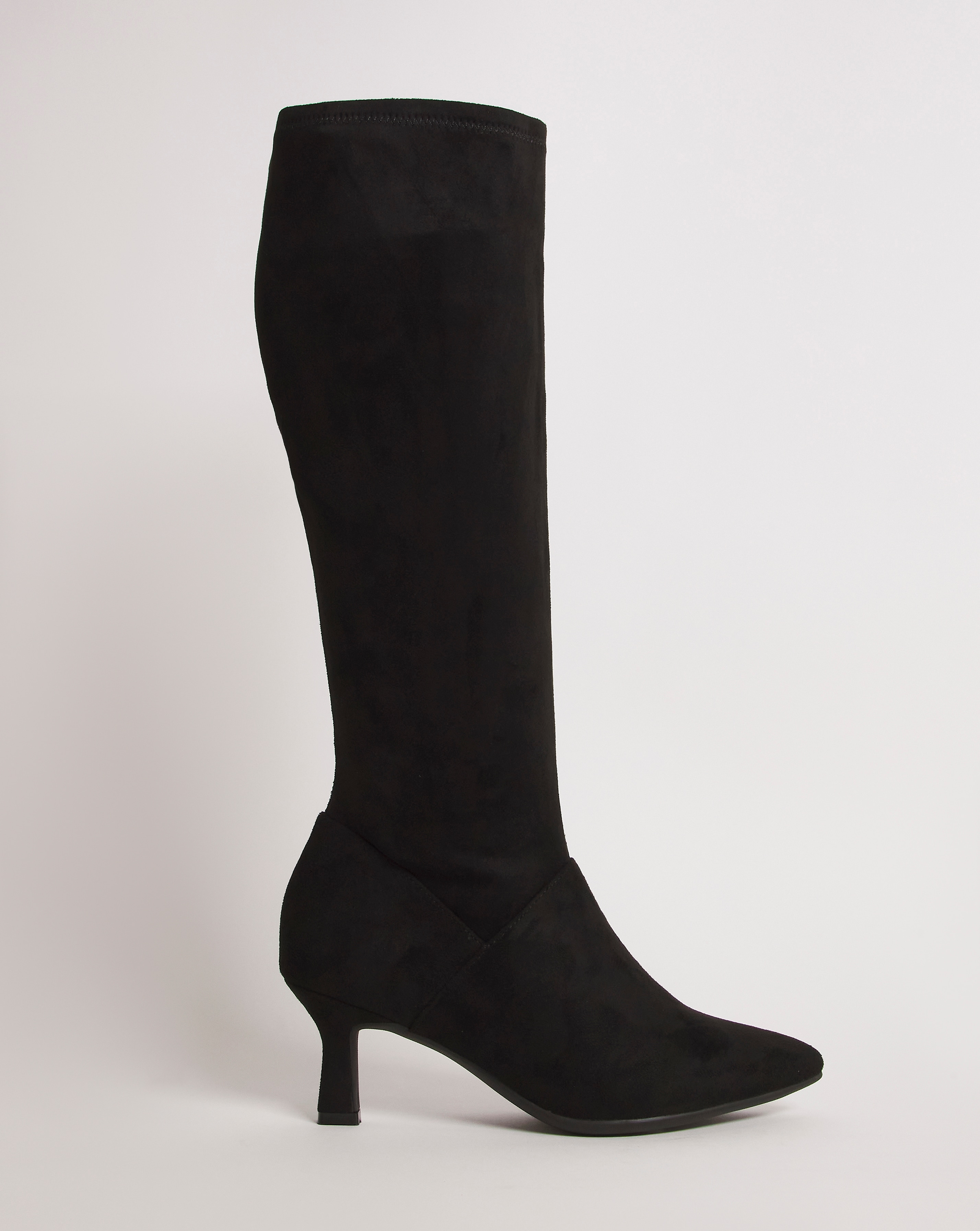 Kitten Heel High Leg Boot D Fit STD