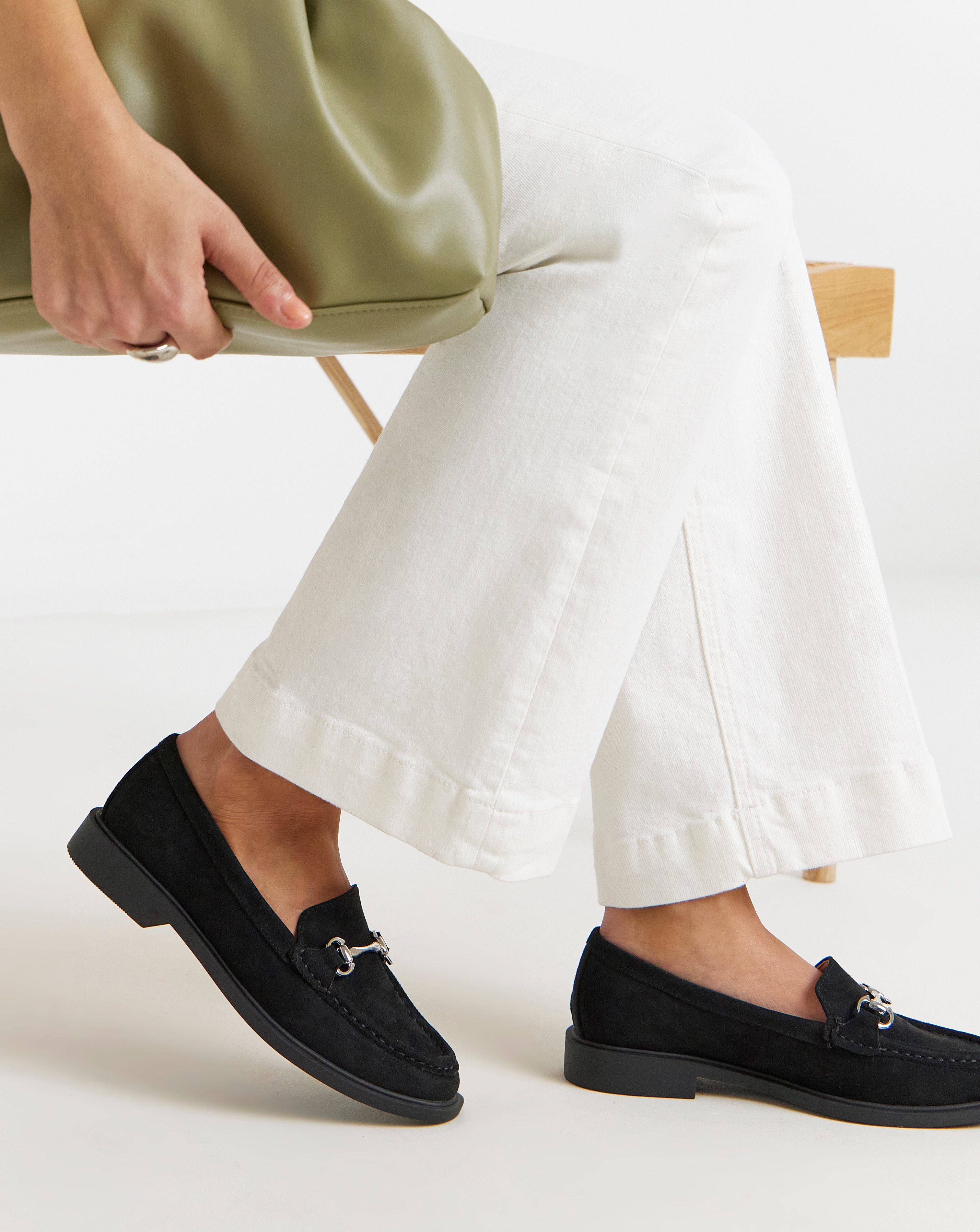 Snaffle Trim Loafer Wide