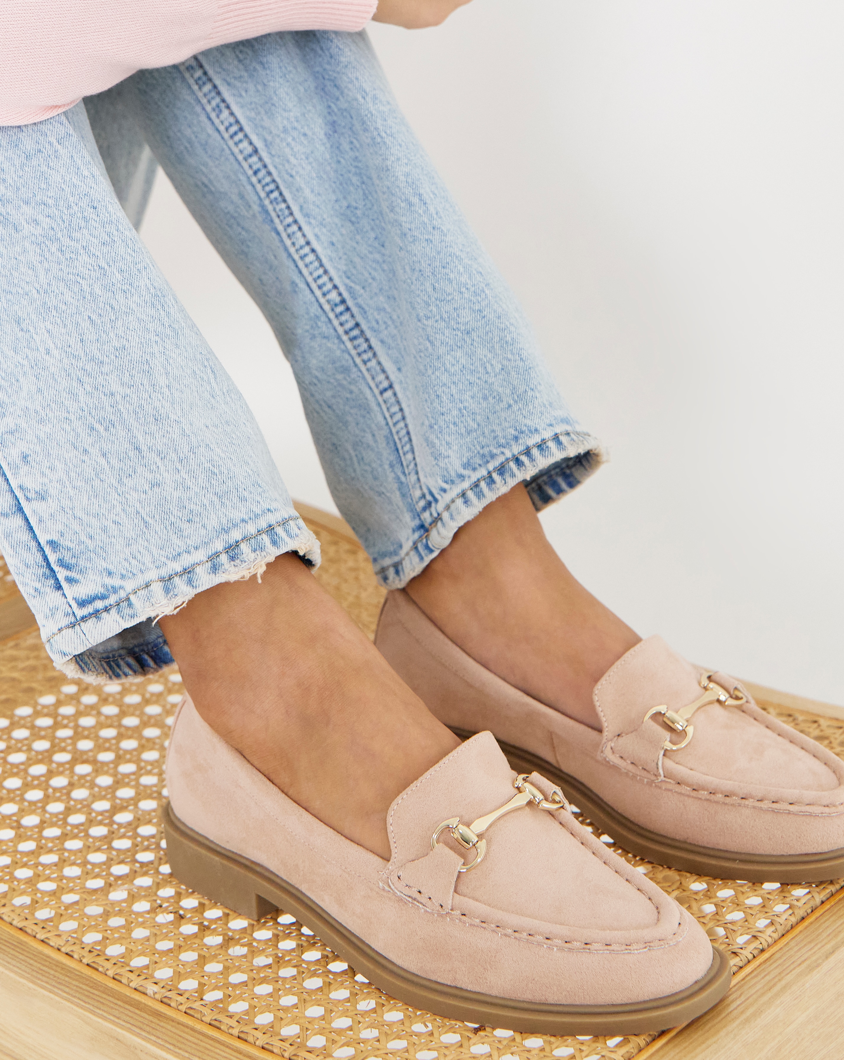 Snaffle Trim Loafer Wide