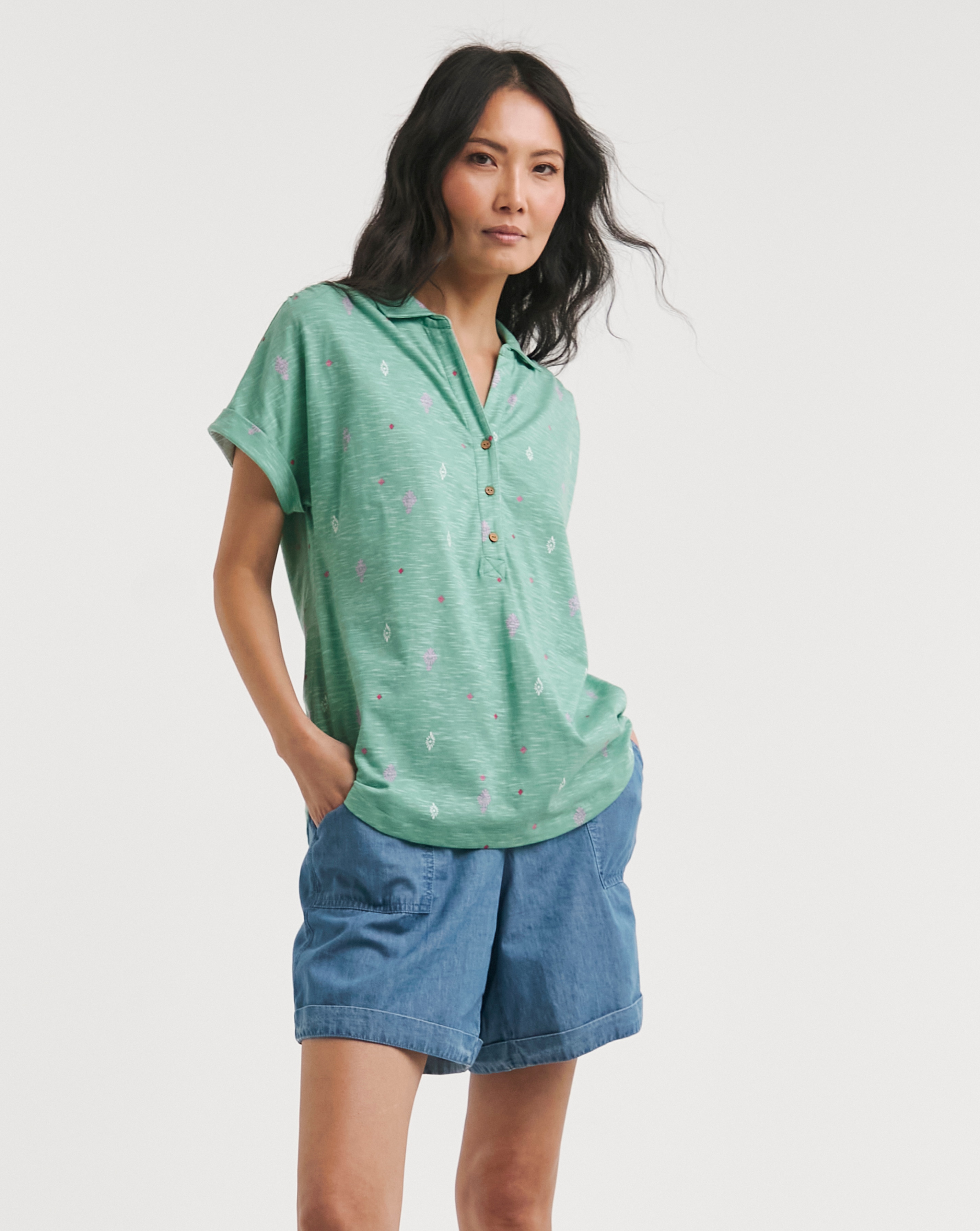 Julipa Pure Cotton Jersey Shirt
