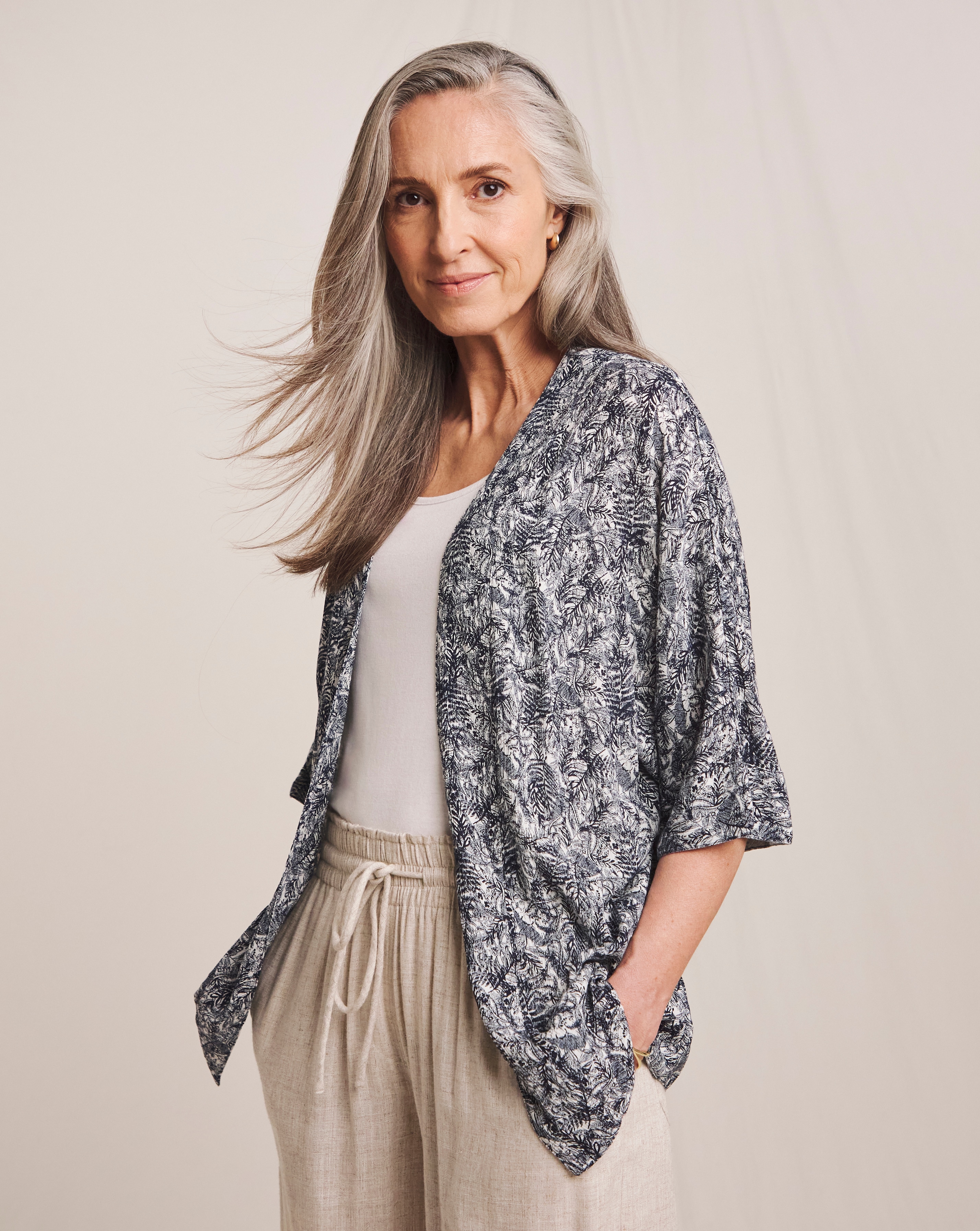 Julipa Printed Kimono