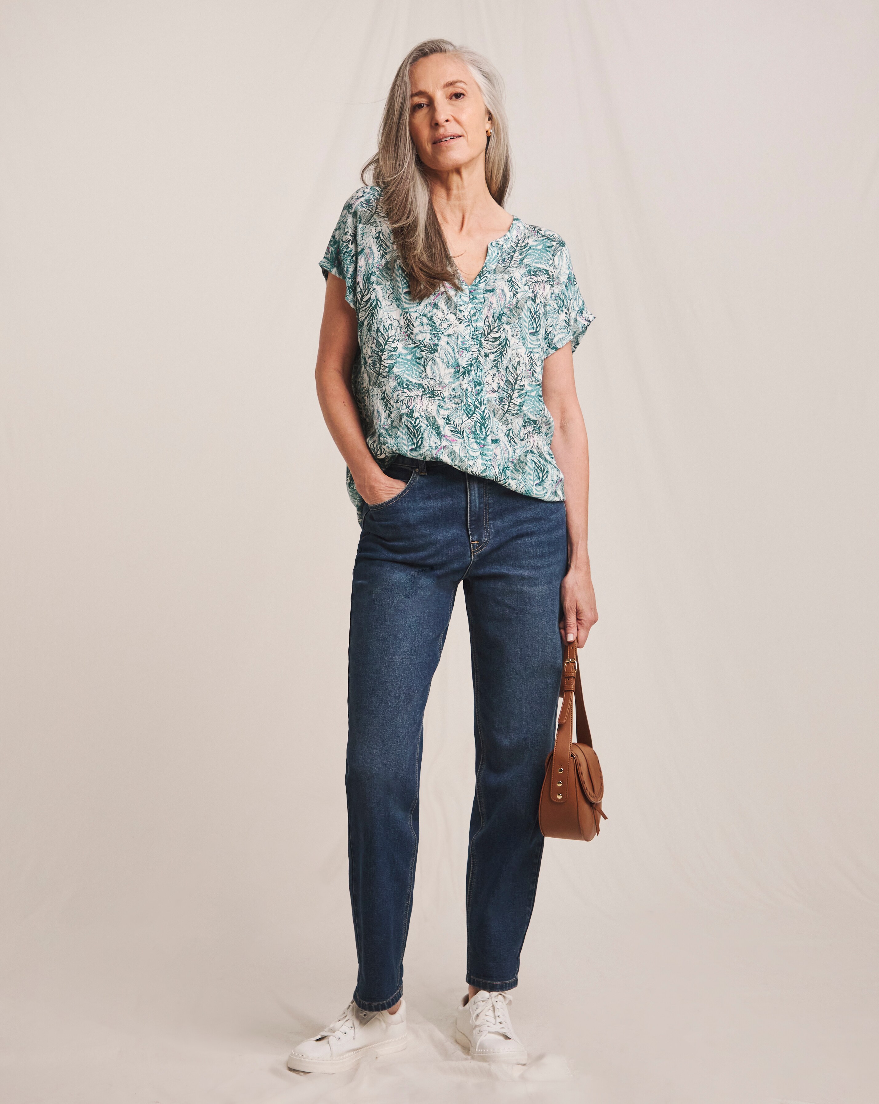 Julipa Notch Neck Top