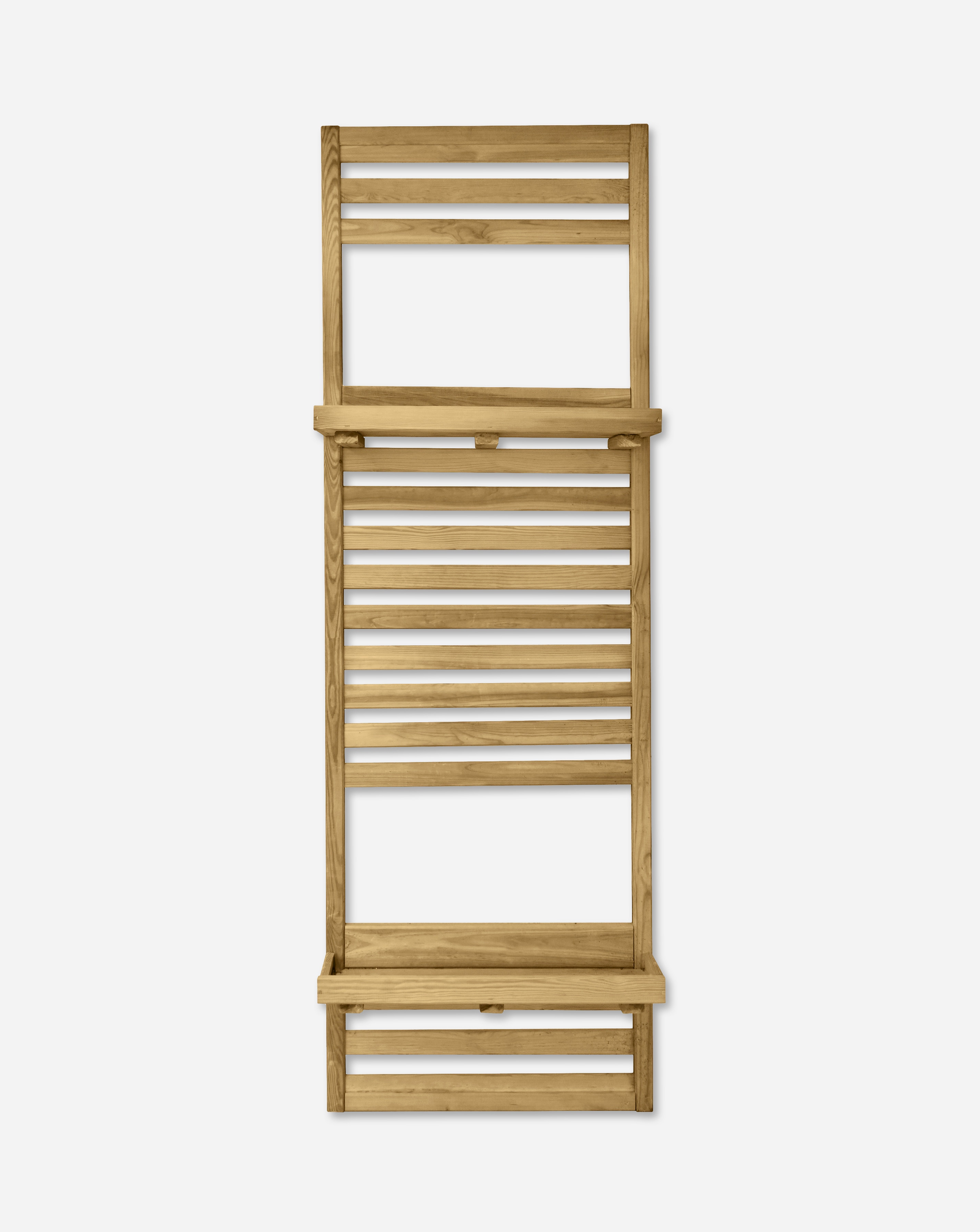 Forest Slatted Wall Planter 2 Shelf