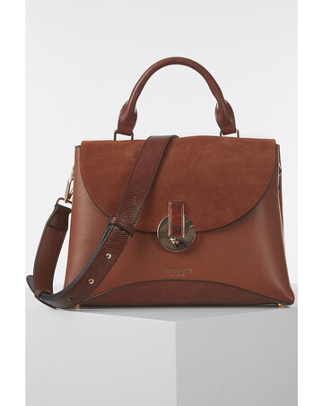 Luella Grey Orla Top Handle Crossbody Bag
