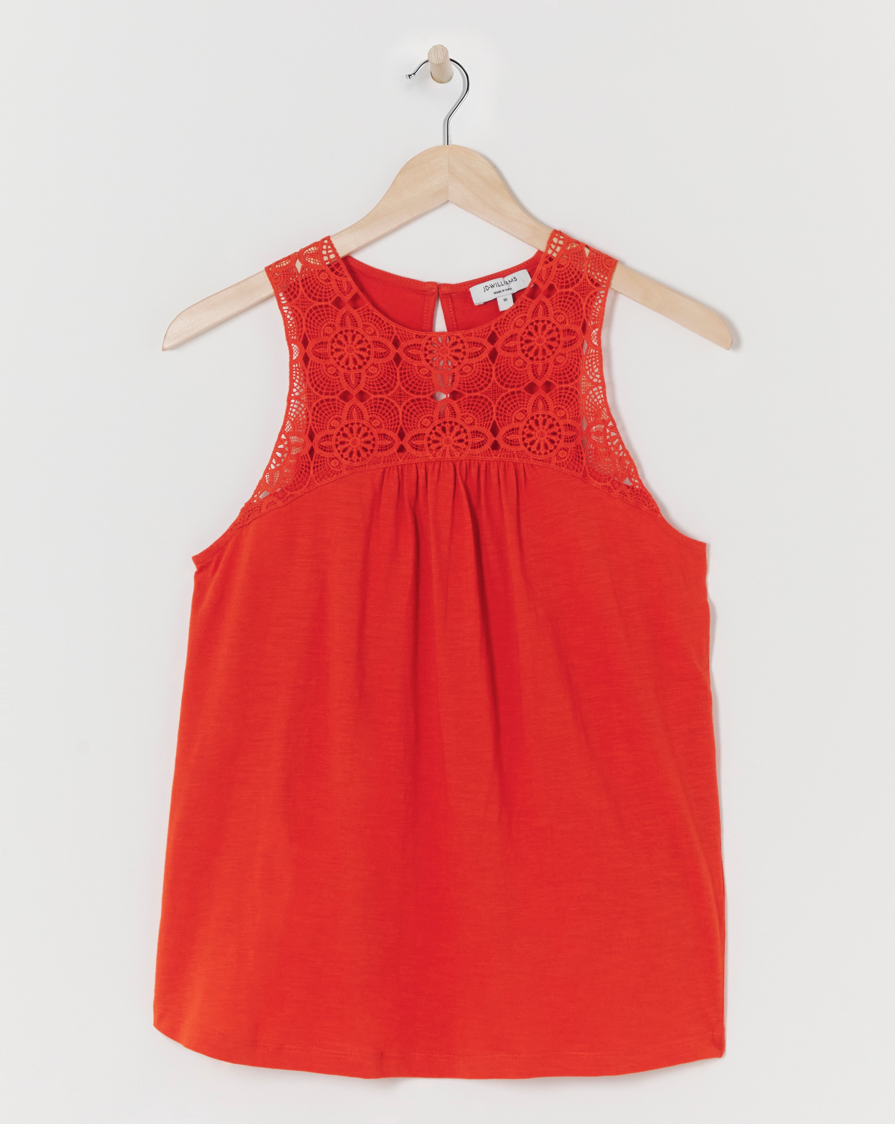 Crochet Detail Vest Top