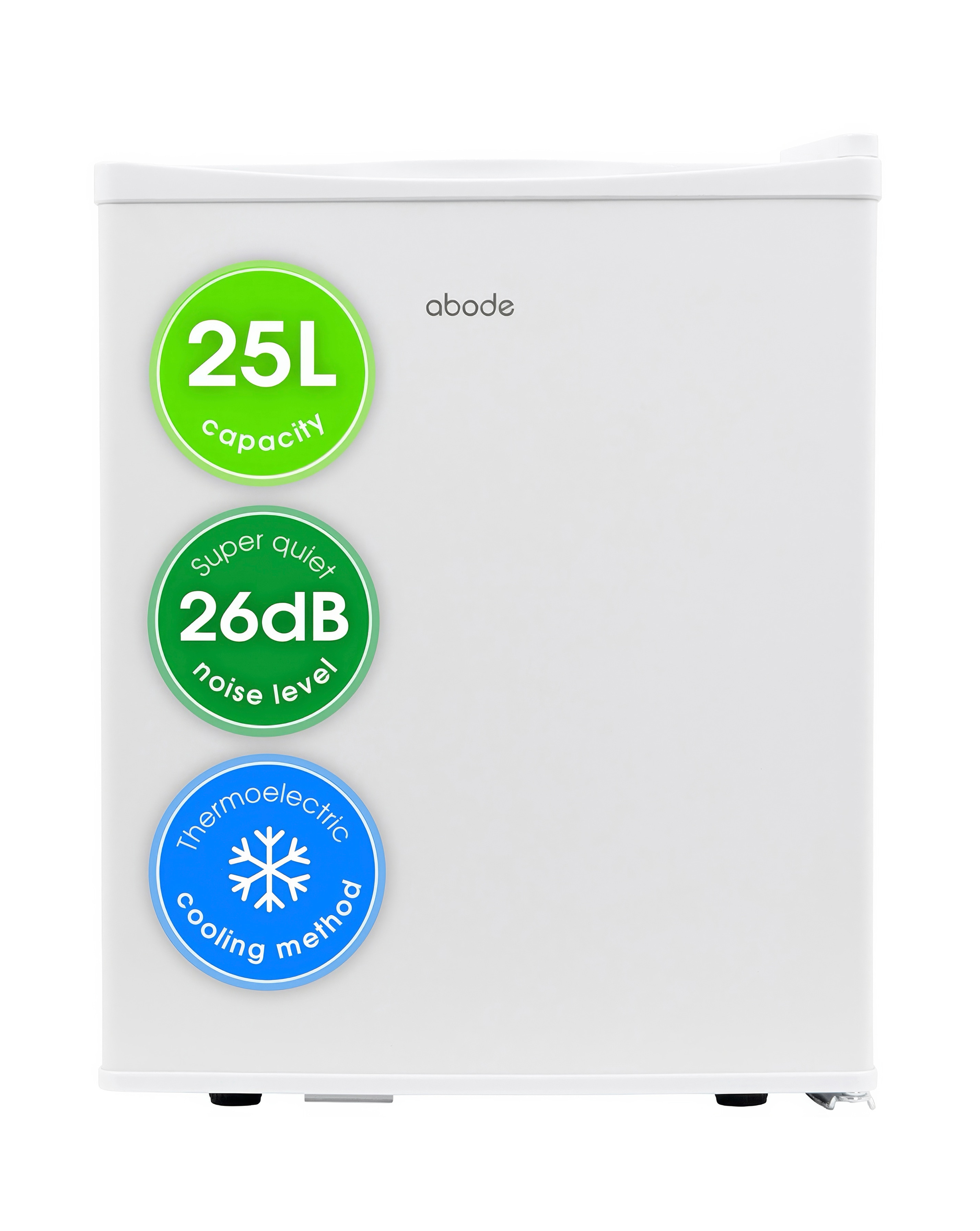 Abode 26L Quiet/ SIlent Cooler - White