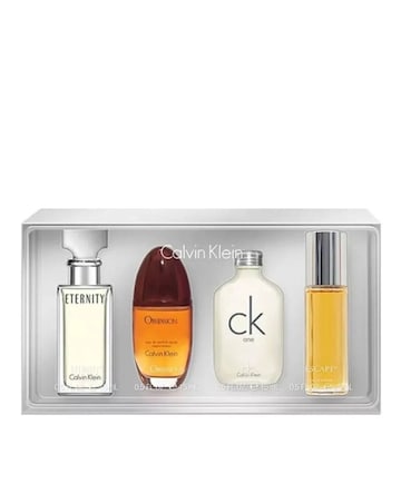 Calvin Klein Ladies 4 Piece 15ml Mini Fragrance Set
