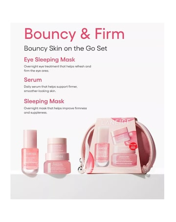 Laneige Bouncy Skin on the Go Skincare Gift Set
