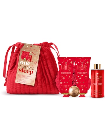 The Luxury Bathing Company One More Sleep Bag Set - Toasted Vanilla & Praline