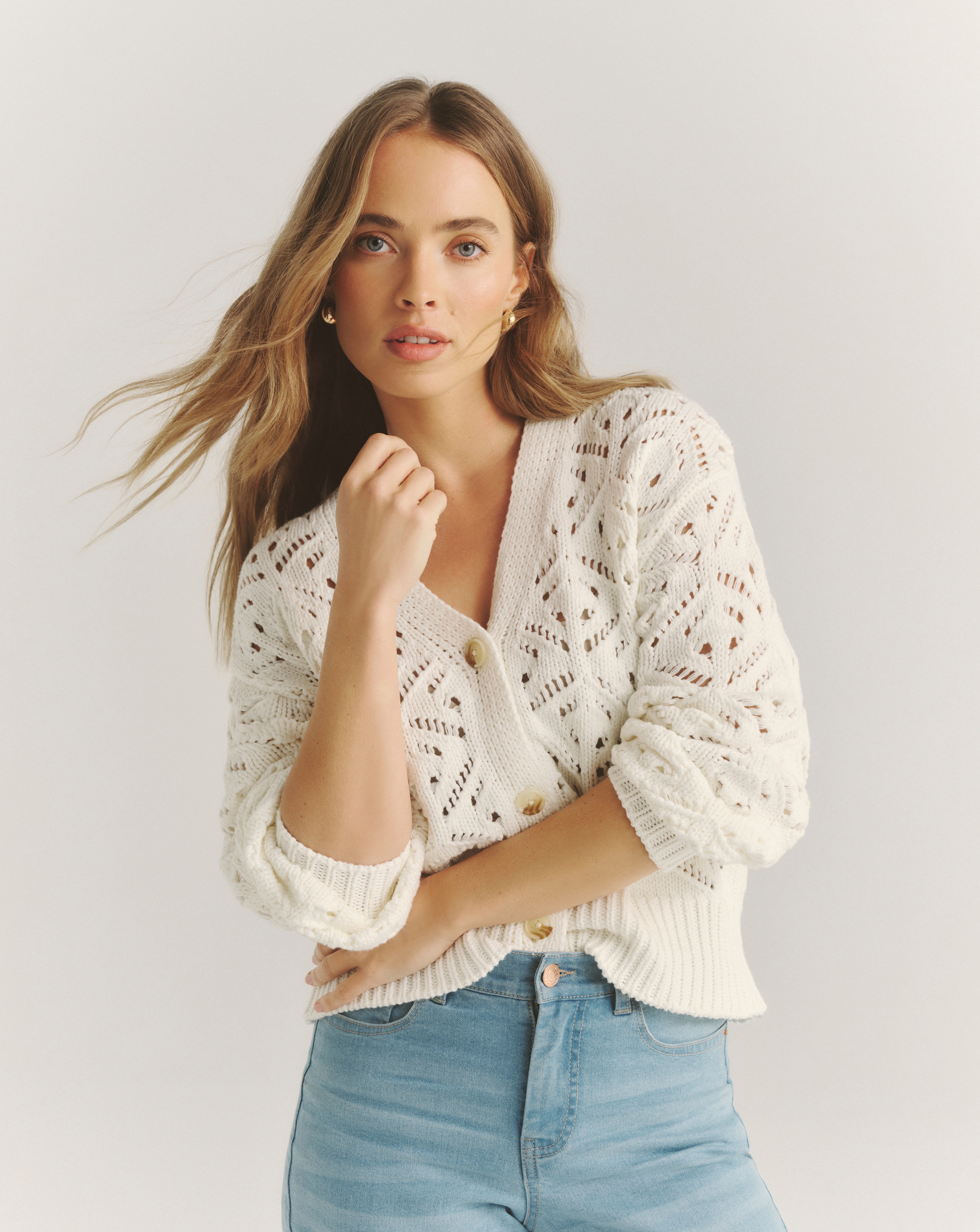Simply Be Pointelle Cardigan