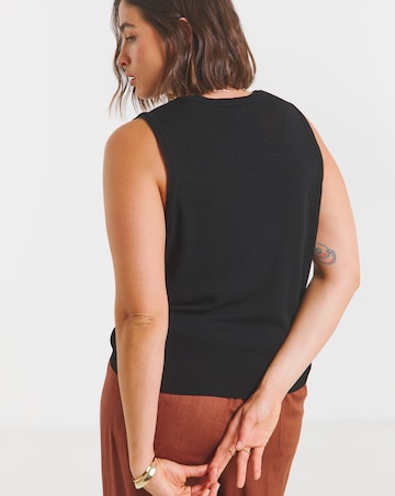 Simply Be Semi Sheer Knitted Vest