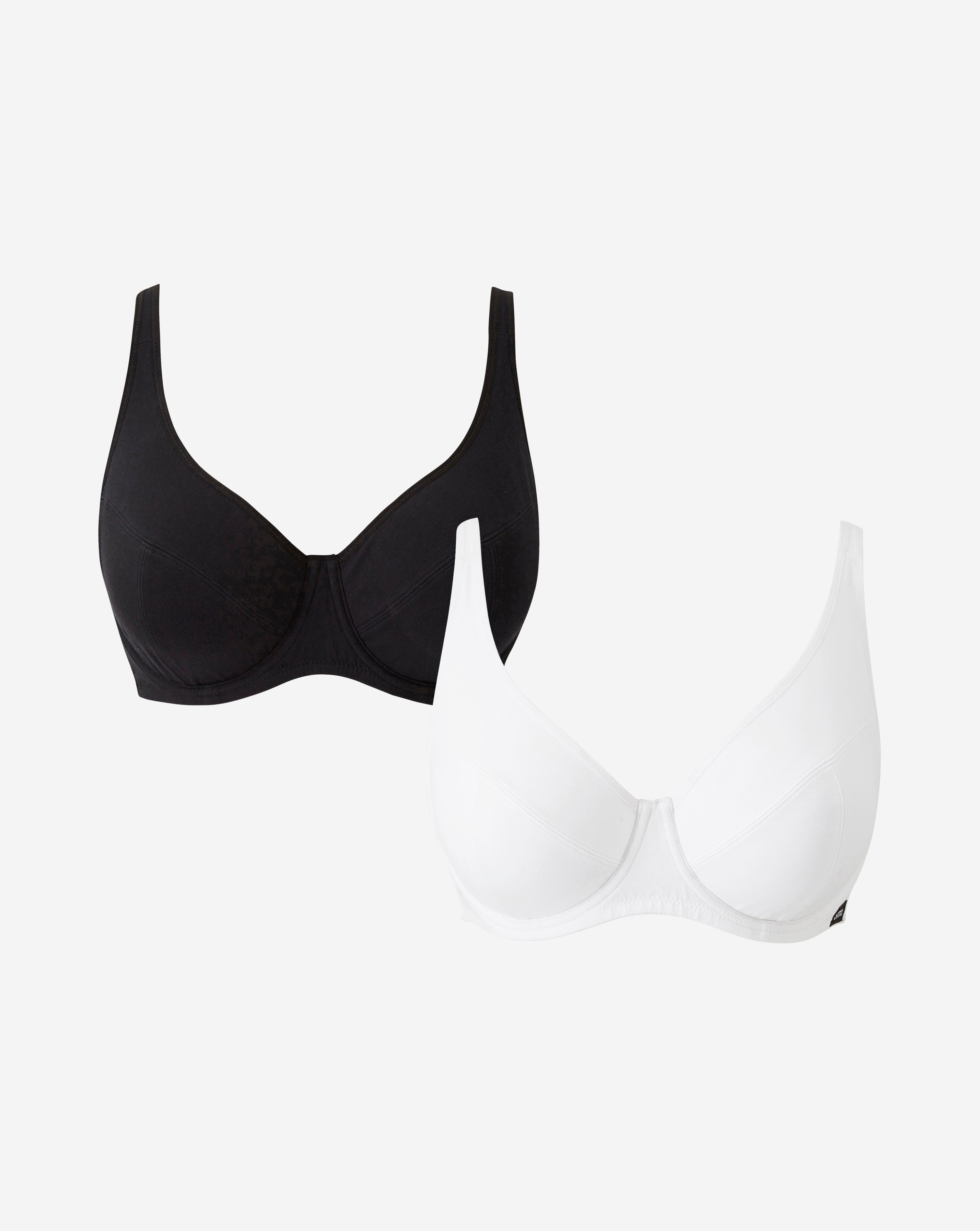 Slimma 2 Pack Cotton Full Cup Bras
