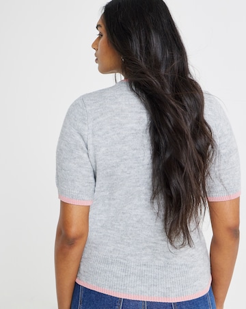 Short Sleeve Tipped Pet Pals Jumper