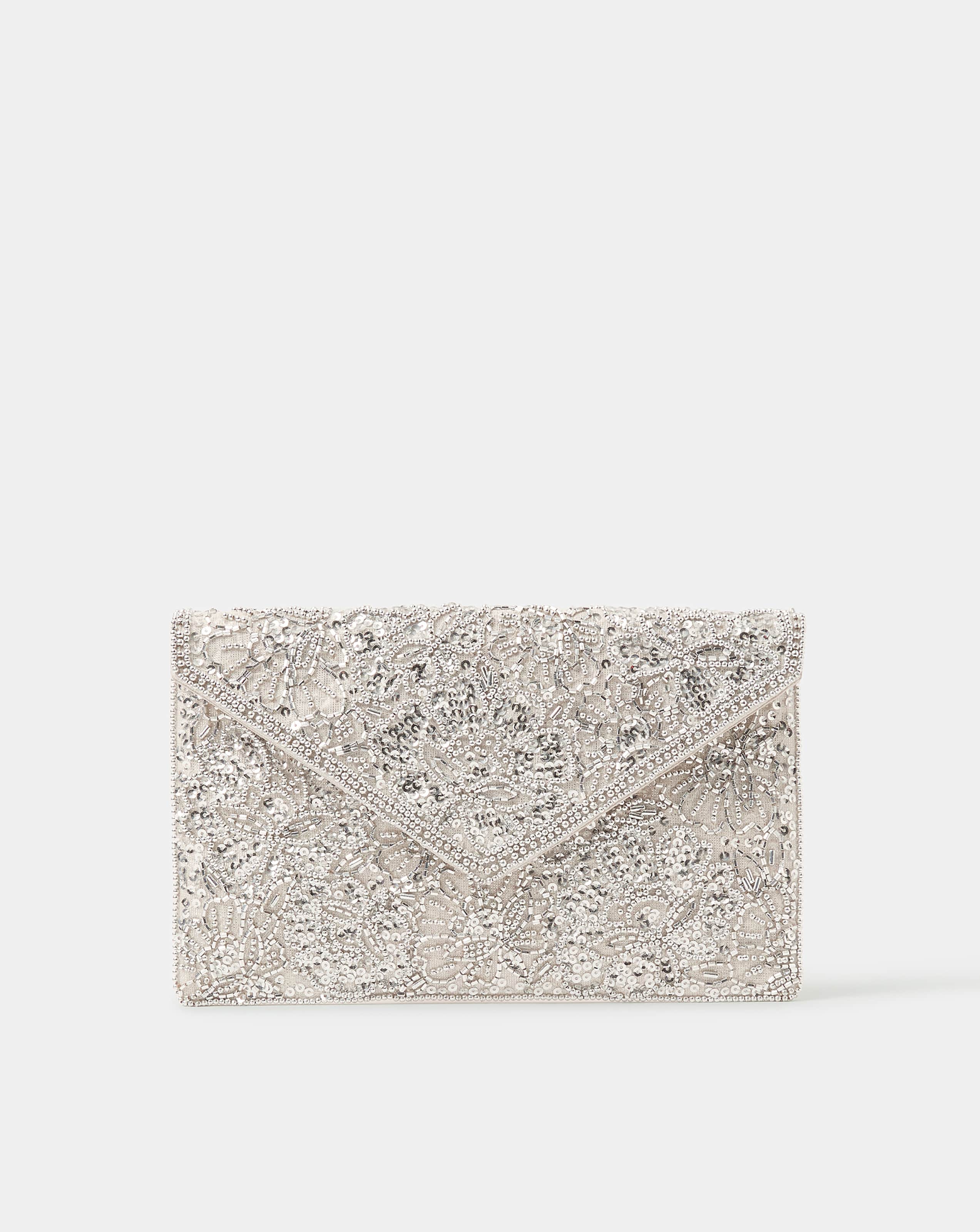 Accessorize Floral Envelope Clutch Bag