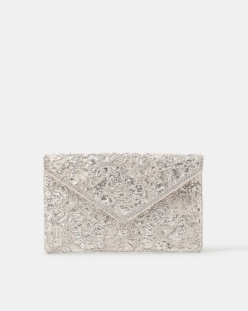 Accessorize Floral Envelope Clutch Bag