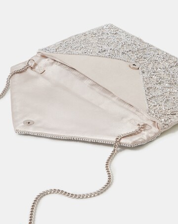 Accessorize Floral Envelope Clutch Bag