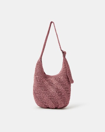 Accessorize Slouchy Raffia Crossbody Bag