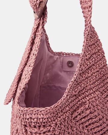 Accessorize Slouchy Raffia Crossbody Bag