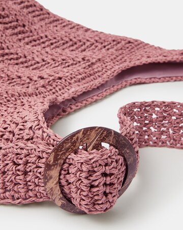 Accessorize Slouchy Raffia Crossbody Bag