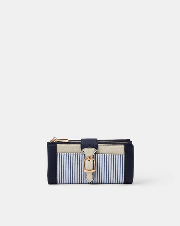 Accessorize Stripe Buckle Purse