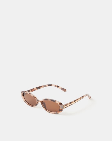 Accessorize Tort Oval Sunglasses