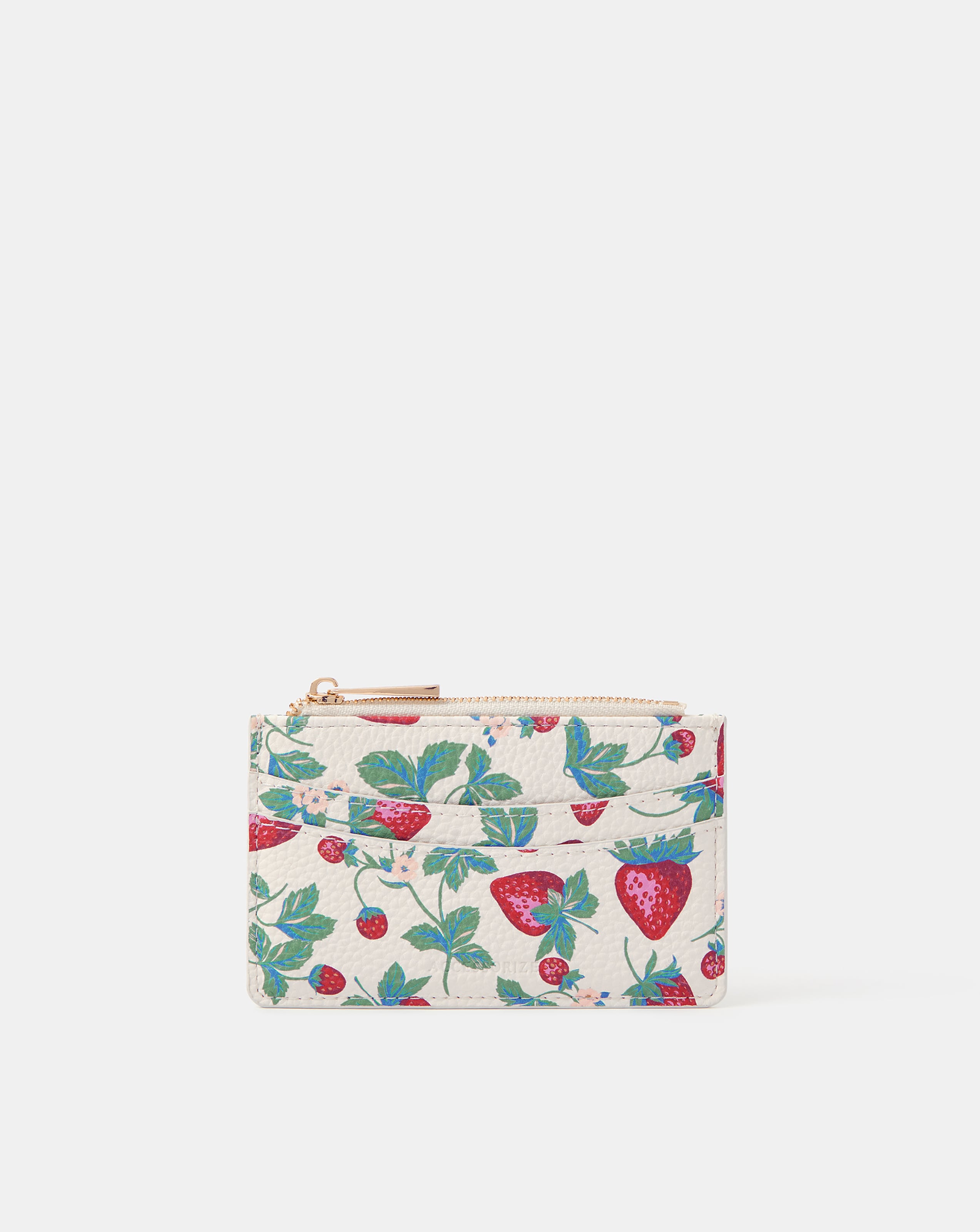 New In - Accessorize Strawberry Print Card Holder