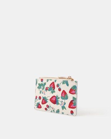 Accessorize Strawberry Print Card Holder