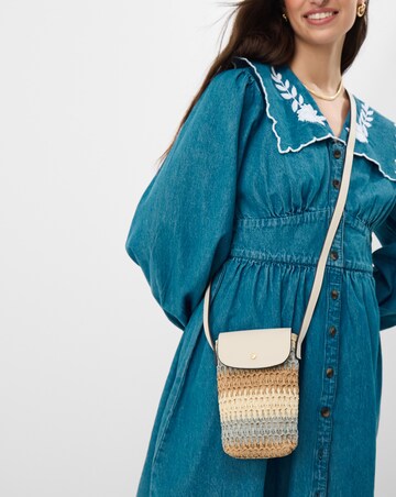 Accessorize Raffia Phone Bag