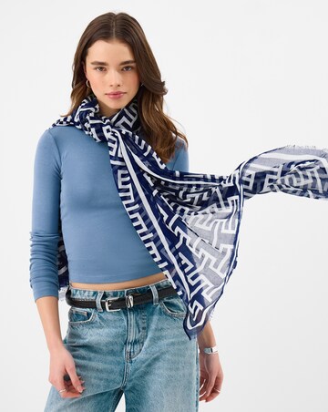 Accessorize Lightweight Geometric Print Scarf