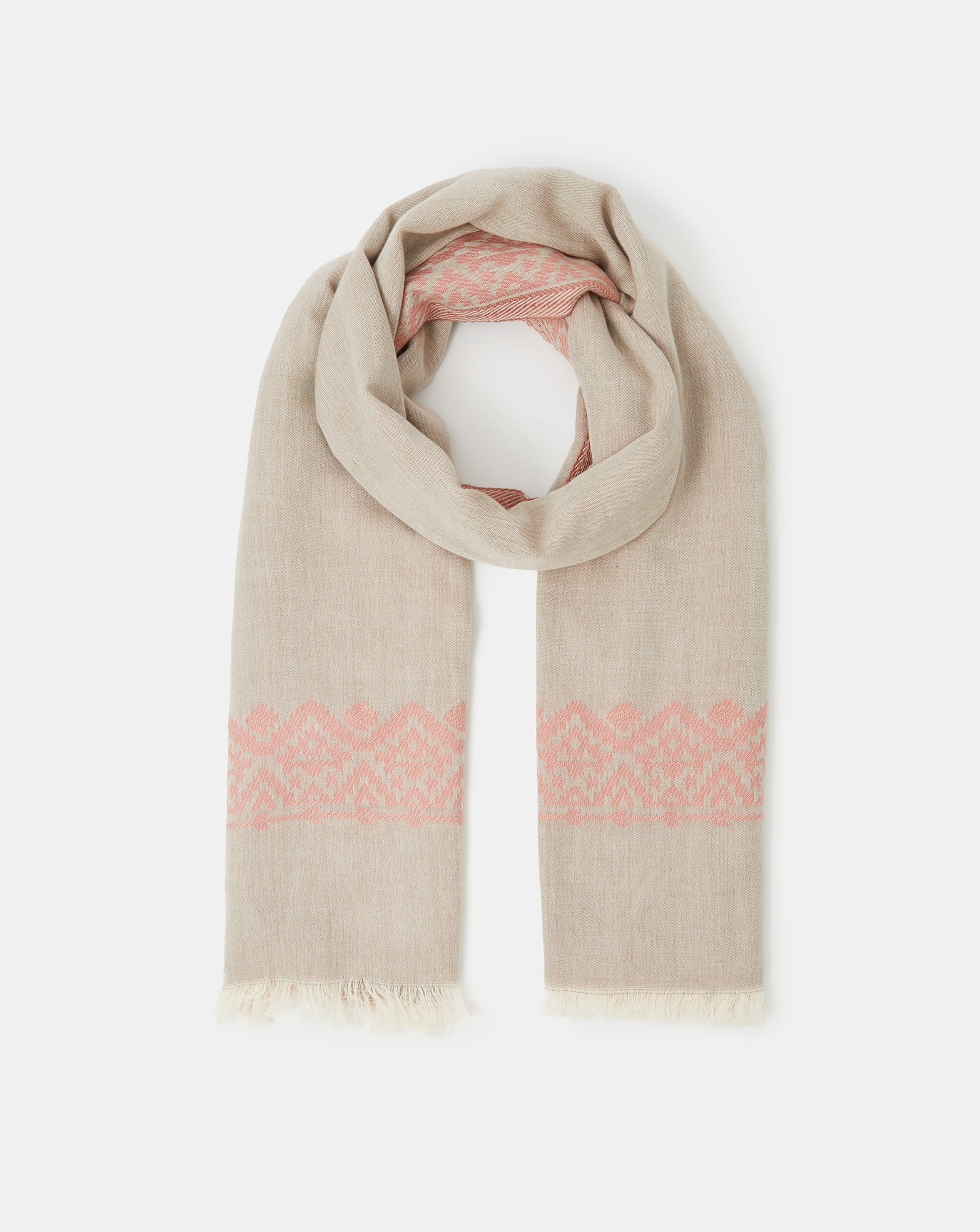 New In - Accessorize Lightweight Jacquard Scarf