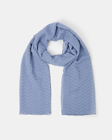 Accessorize Lightweight Wave Stitch Scarf