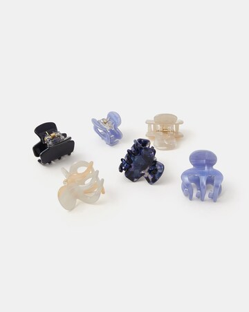 Accessorize 6-Pack Mini Claw Clips