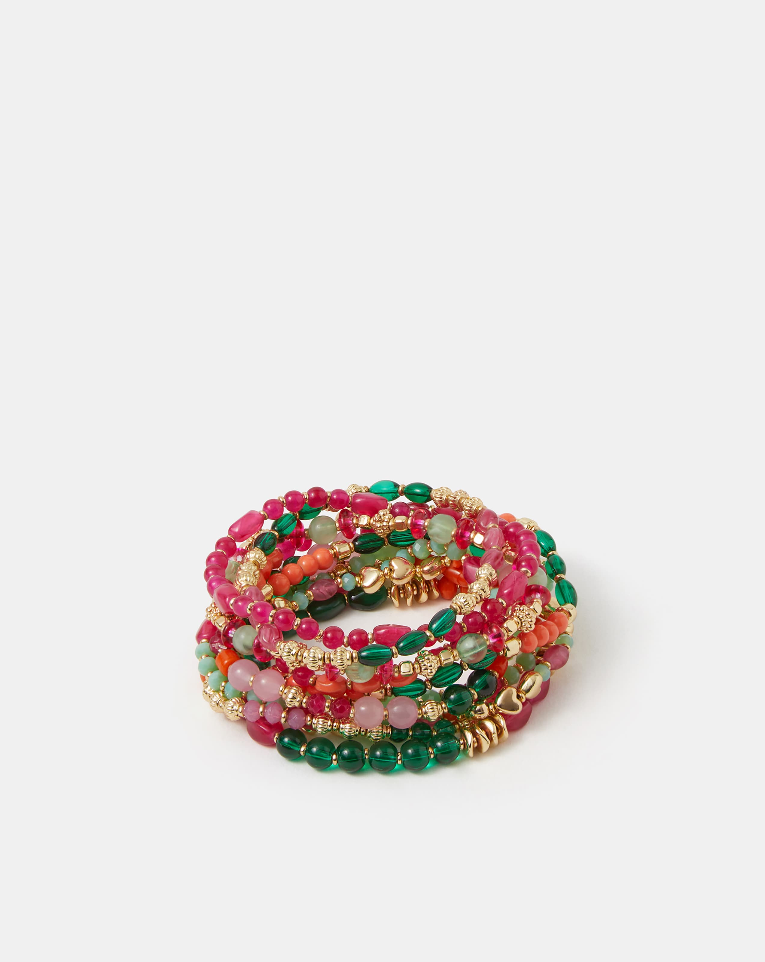 New In - Accessorize Bead Stretch Bracelets
