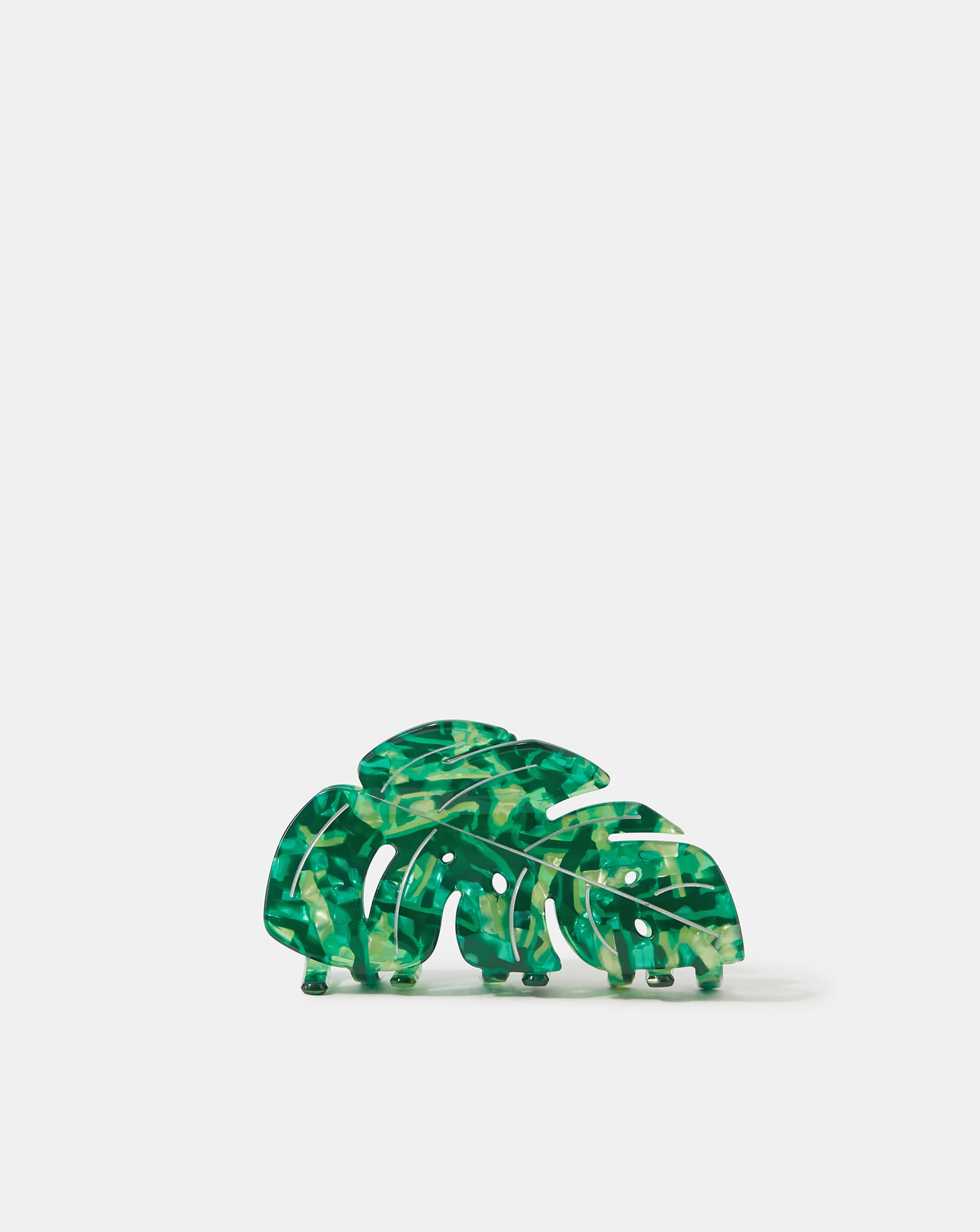 New In - Accessorize Monstera Leaf Claw Clip