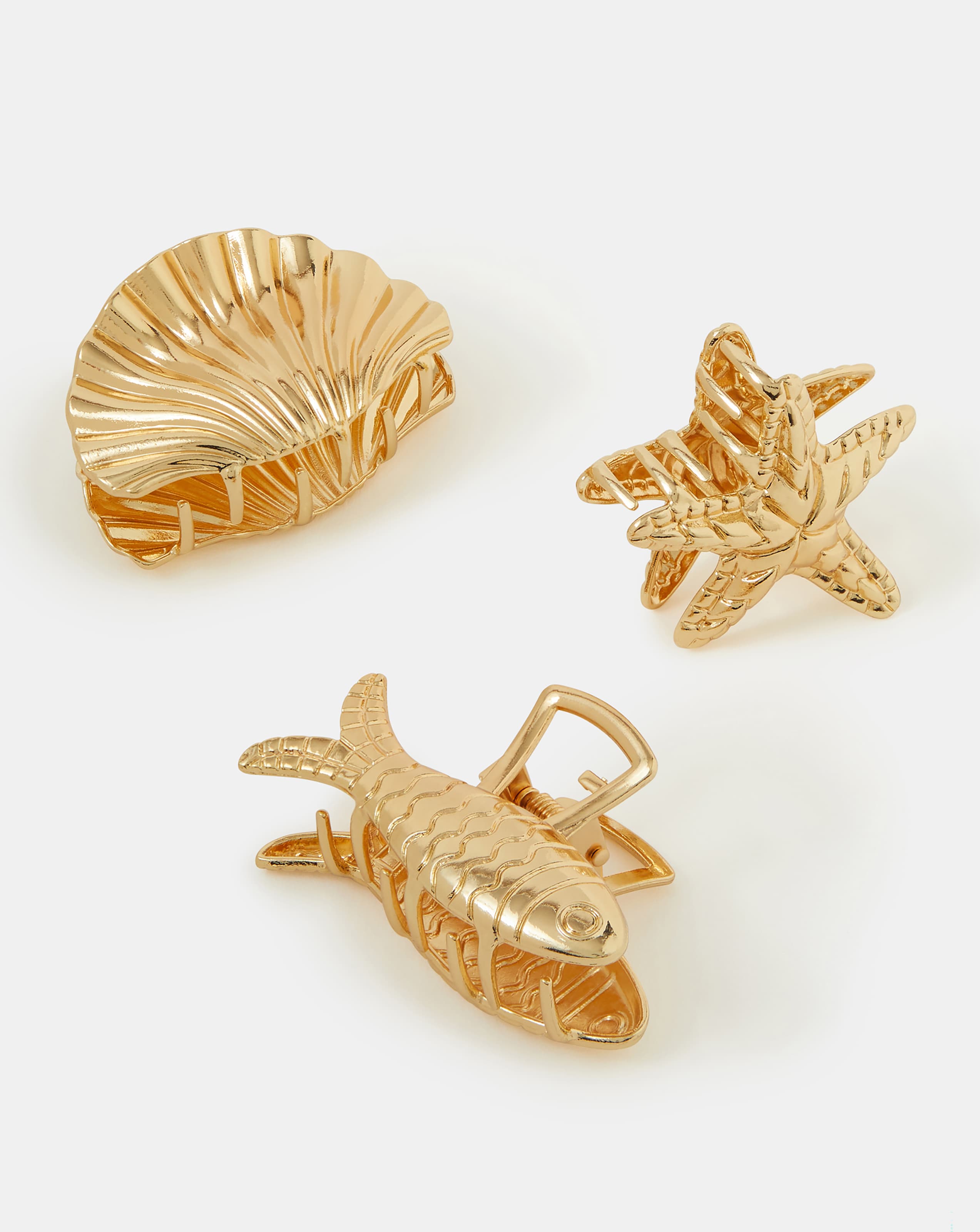 New In - Accessorize Ocean Metal Claw Clips