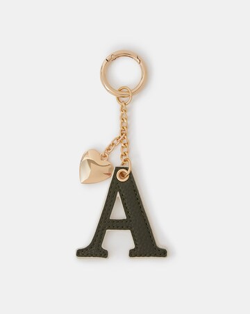Accessorize Initial Heart Bag Charm