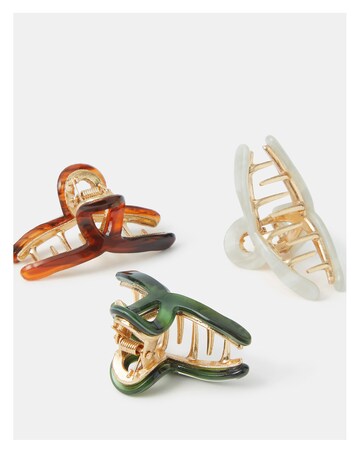 Accessorize 3-Pack Mini Twist Claw Clips