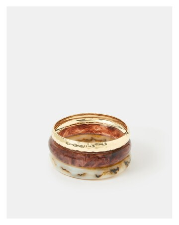 Accessorize 3-Pack Mix Resin Bangles