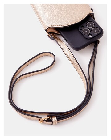 Accessorize Metallic Pouch Phone Bag
