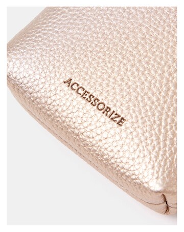 Accessorize Metallic Pouch Phone Bag
