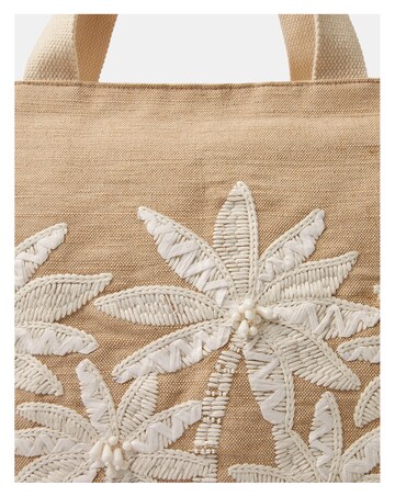Accessorize Palm Tree Woven Beach Bag