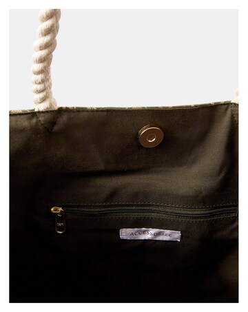 Accessorize Foil Print Beach Bag