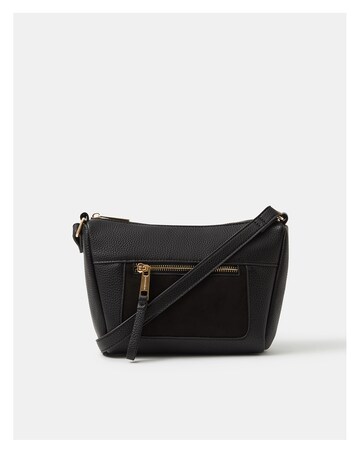 Accessorize Double Zip Crossbody Bag