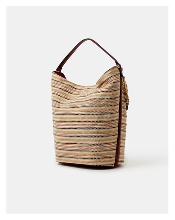 Accessorize Stripe Charm Shoulder Bag