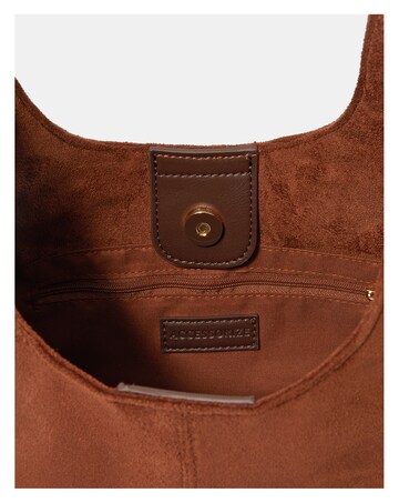Accessorize Faux Suede Shoulder Bag