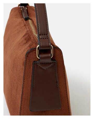 Accessorize Faux Suede Handheld Bag