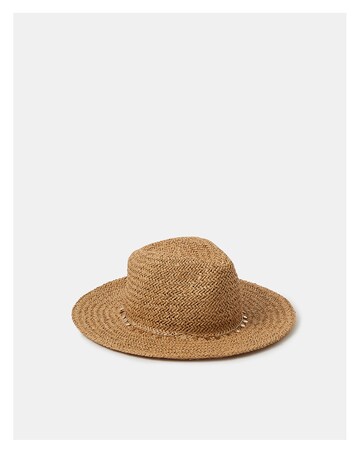 Accessorize Charm Straw Fedora Hat